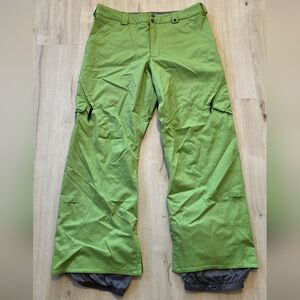 Burton Buride Men's Snowboard Cargo Pant Size L Green